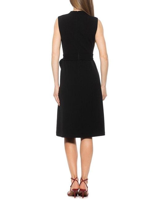 Alexia Admor Black Dane A-Line Dress