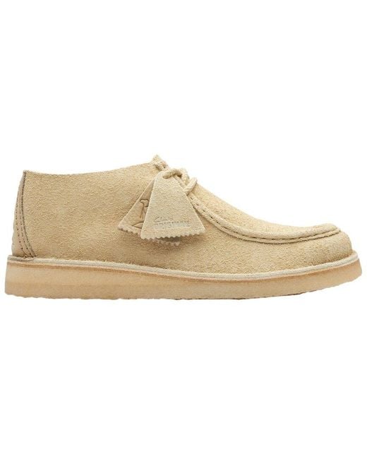 Clarks Natural Desert Nomad Suede Moccasin for men