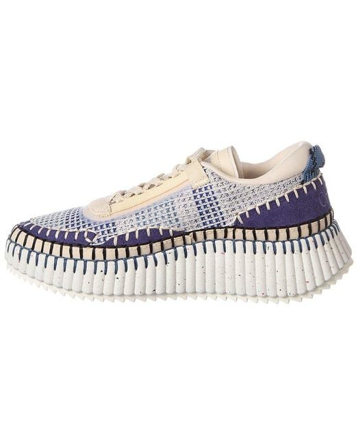 Chloé White Nama Sneaker