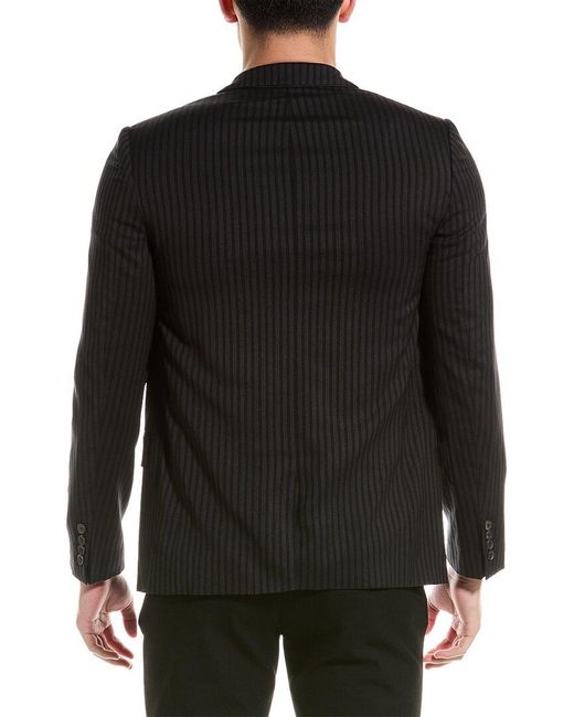 The Kooples Black Wool-Blend Suit Jacket for men