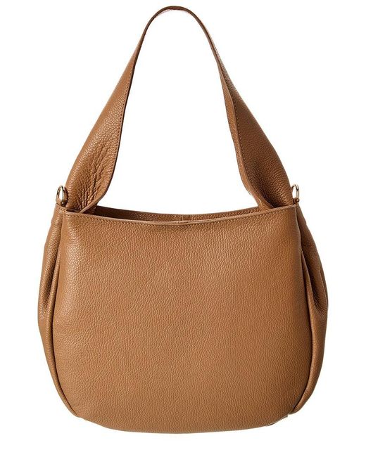 Italian Leather Brown Shoulder Bag