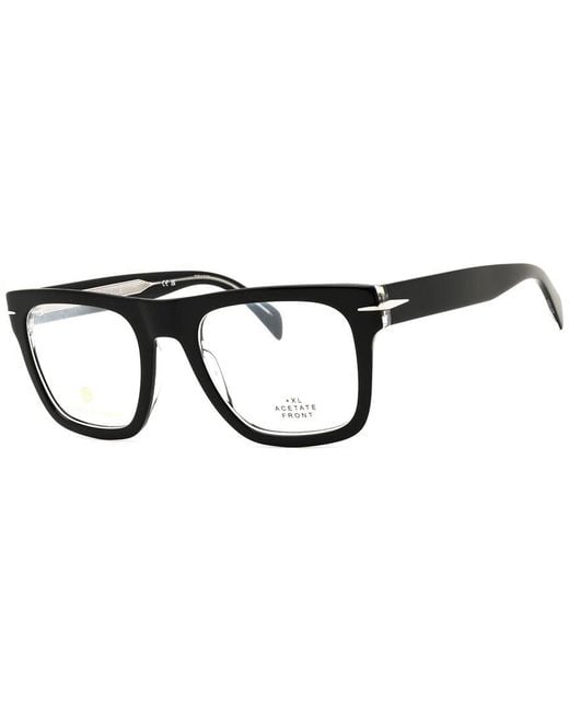 David Beckham Black 51Mm Optical Frames for men