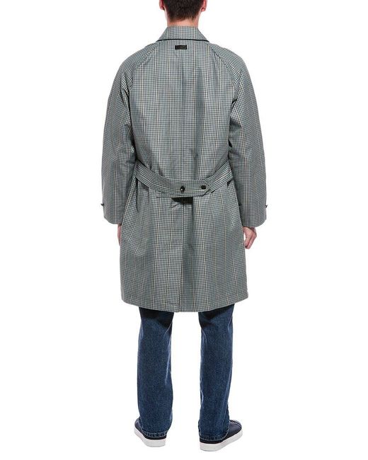 Rag & Bone Blue Devin Trench Coat for men
