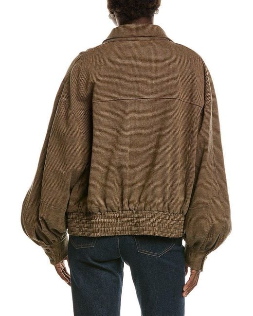 Diane von Furstenberg Brown Shay Jacket