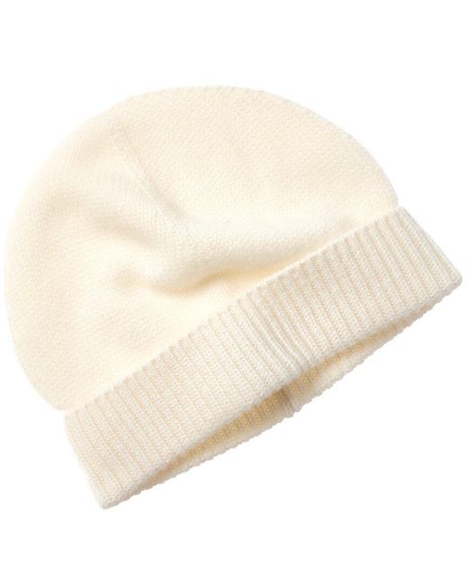 Sofiacashmere Natural Sofiacashmere Jersey Cashmere Hat