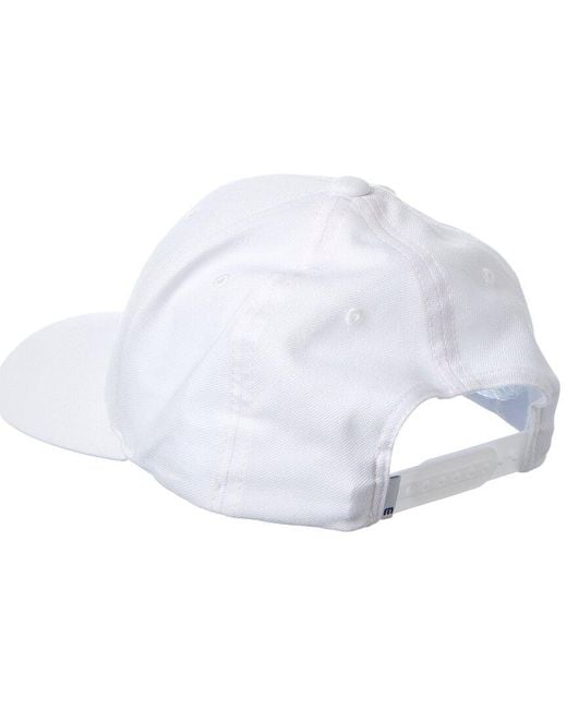 Travis Mathew White Museum Day Cap for men