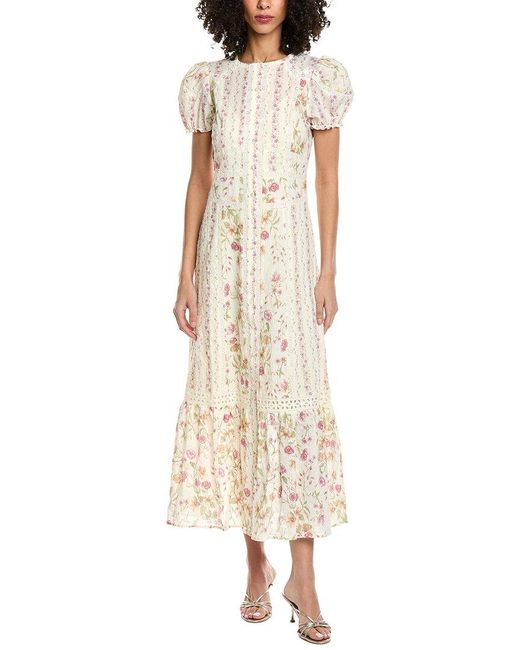 Femme Society Natural Short Sleeve Maxi Dress