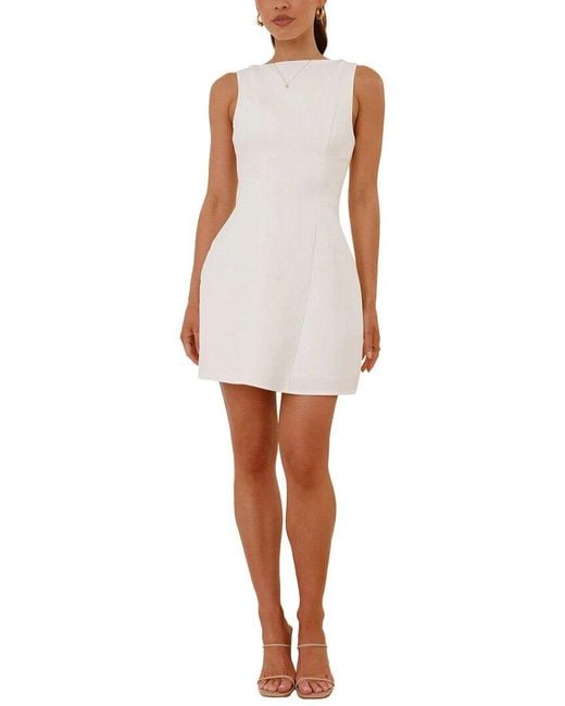 Vincent White Mini Dress