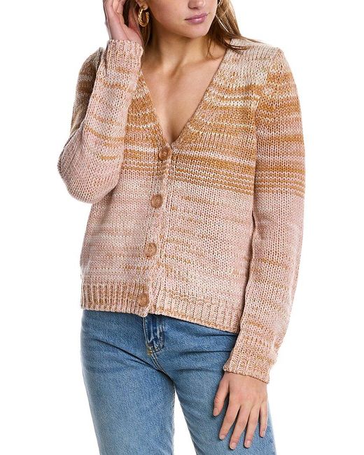 525 America Ombre Cardigan in Pink 