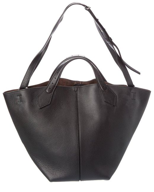 Proenza Schouler Black Chelsea Large Leather Tote