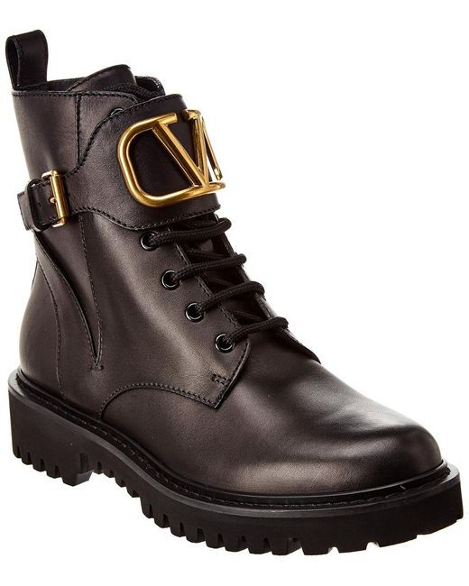 combat boots valentino