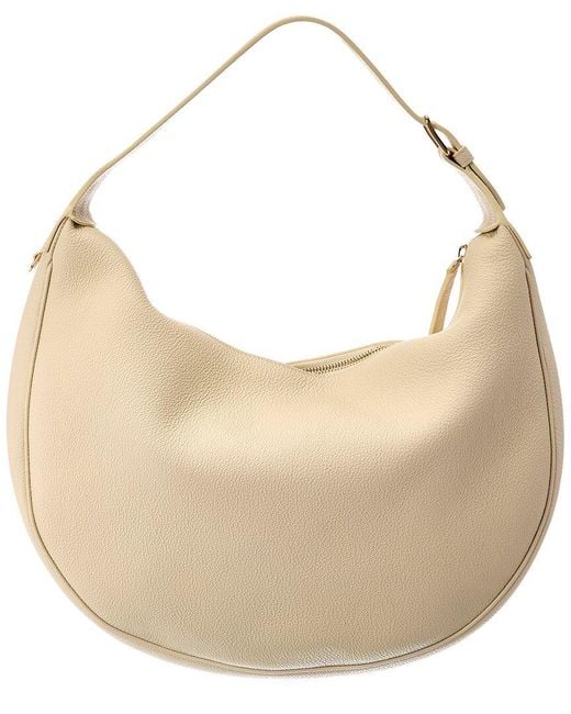 Céline Natural Lulu Large Leather Hobo Bag