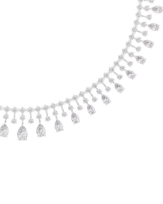 VOWE White 14K 18.00 Ct. Tw. Lab-Grown Diamond Necklace