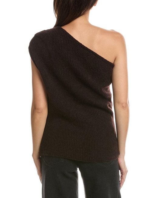 A.L.C. Black A..C. Sue Alpaca & Wool-Blend Top