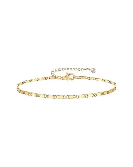 Liv Oliver White 18K Plated Bracelet