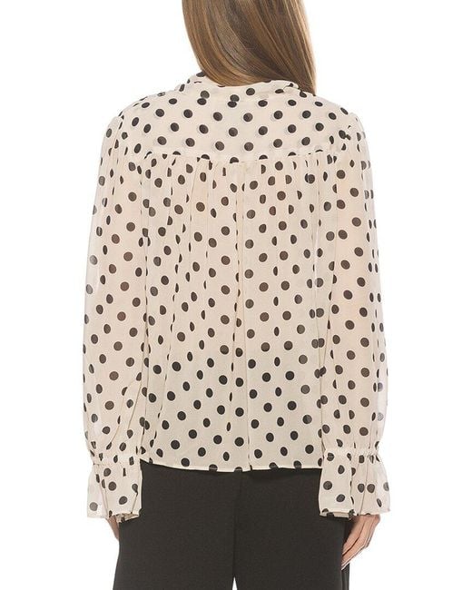 Alexia Admor Natural Lin Blouse