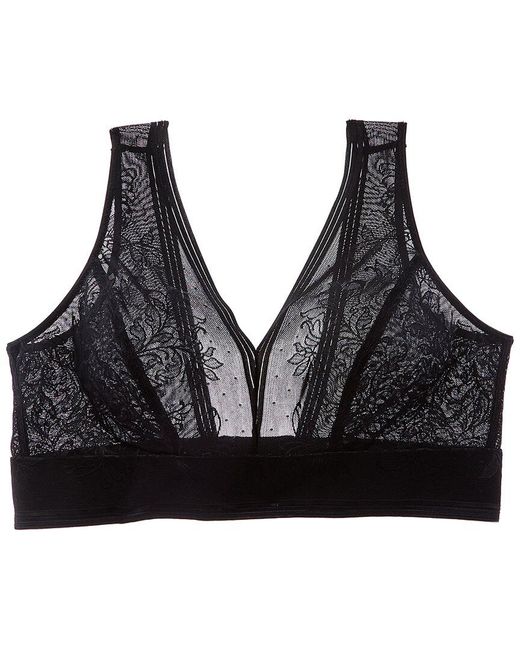 Wacoal Black Net Effect Soft Cup Bralette