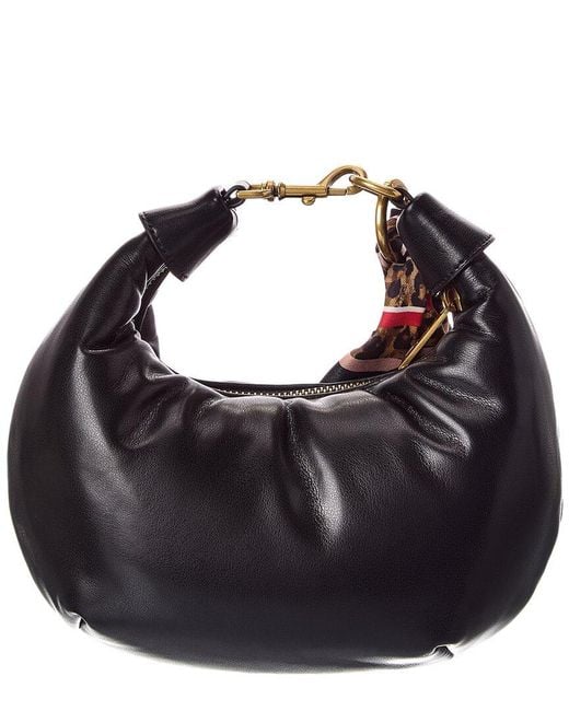 Just Cavalli Blue Puffy Hobo Shoulder Bag