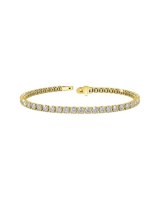 Lab Grown Diamonds White 14K 5.06 Ct. Tw. Lab-Grown Diamond Tennis Bracelet