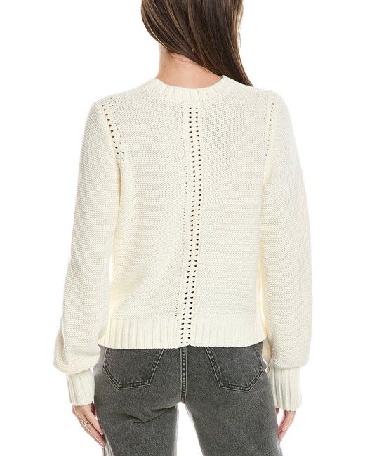 Michael Stars White Casey Sweater