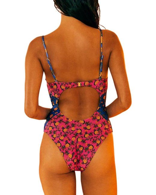 Farm Rio Red One-Piece