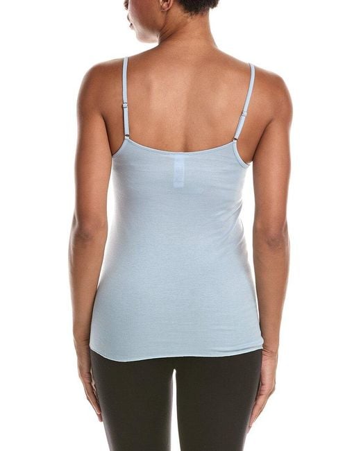 Hanro Blue Lace Trim Camisole