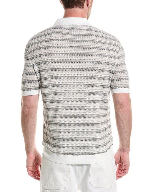 Paisley & Gray Gray Waffle Knit Slim Fit Shirt for men