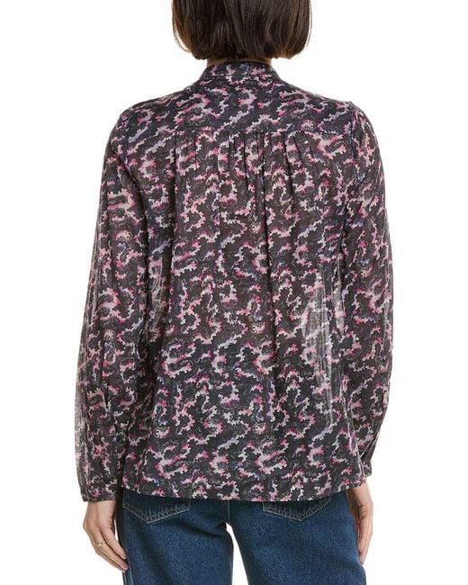 Isabel Marant Purple Isabel Marant Etoile Giladety Top