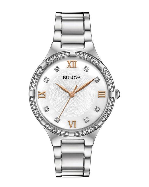 Bulova Metallic Diamond Watch