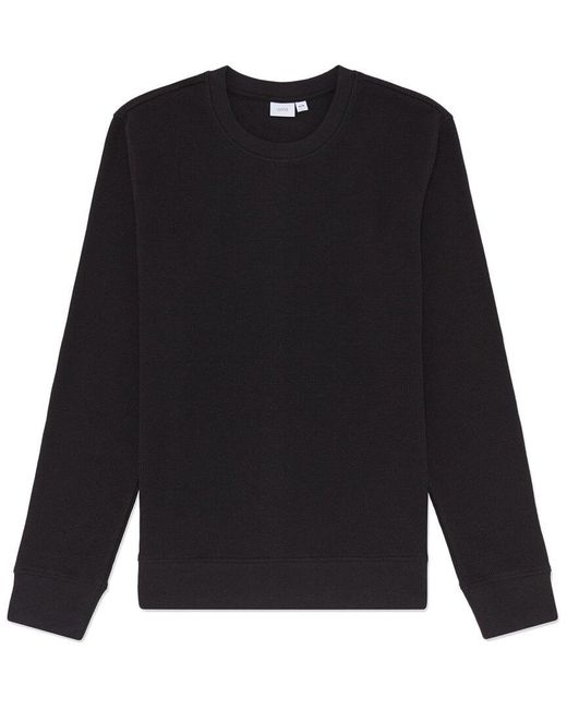 Onia Waffle Crewneck Sweater in Blue for Men | Lyst UK