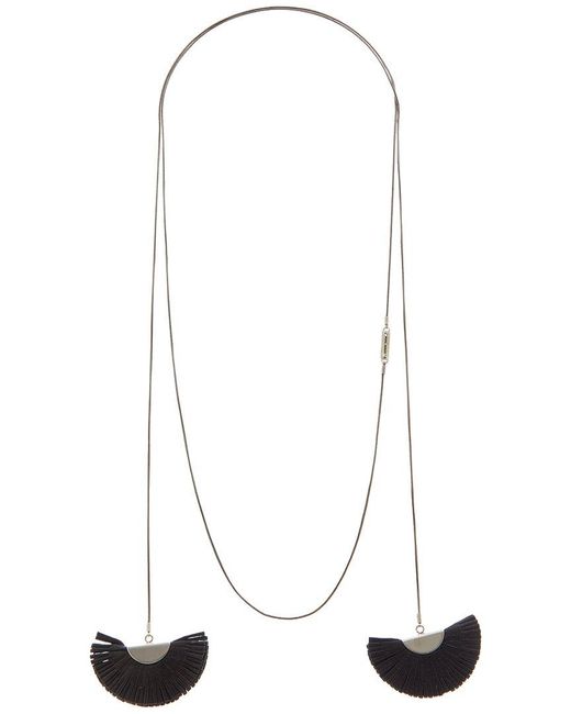 Isabel Marant White Wrap Necklace