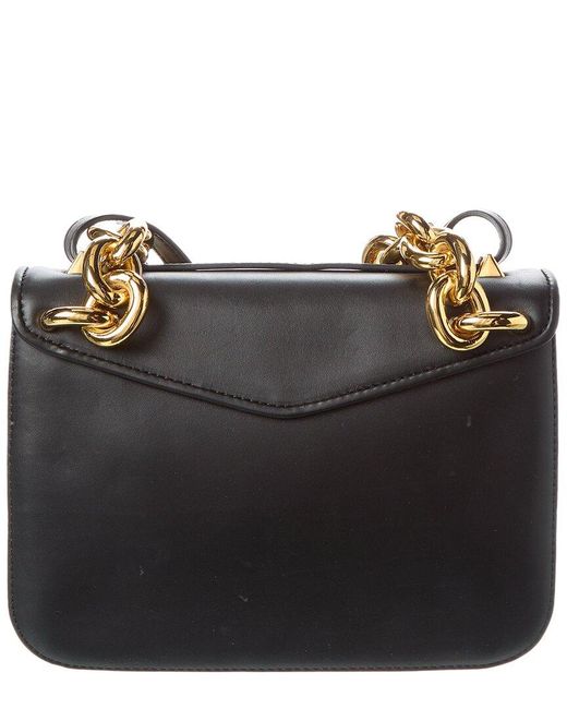 Bottega Veneta Black Mount Leather Shoulder Bag (Authentic Pre-Loved)