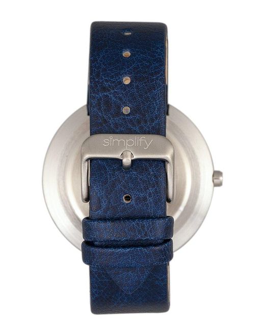 Simplify Blue The 6000 Watch for men