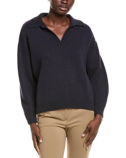Weekend by Maxmara Blue Agre Wool Sweater