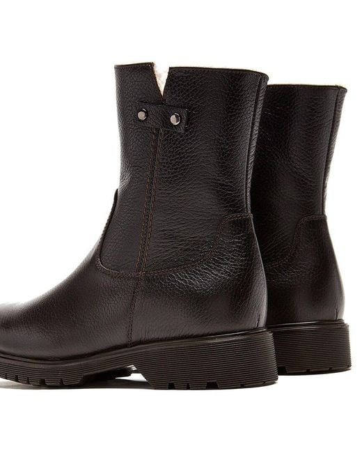 La Canadienne Black Hunter Waterproof Leather Boot