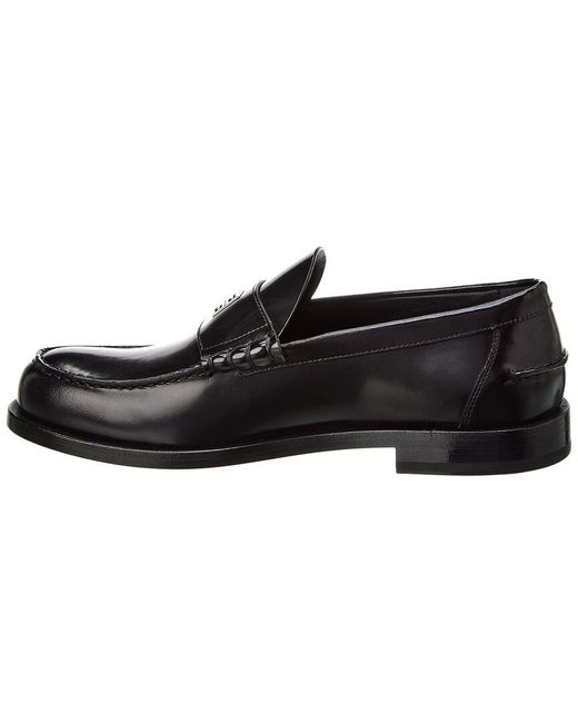 Givenchy Black Mr G Leather Loafer for men