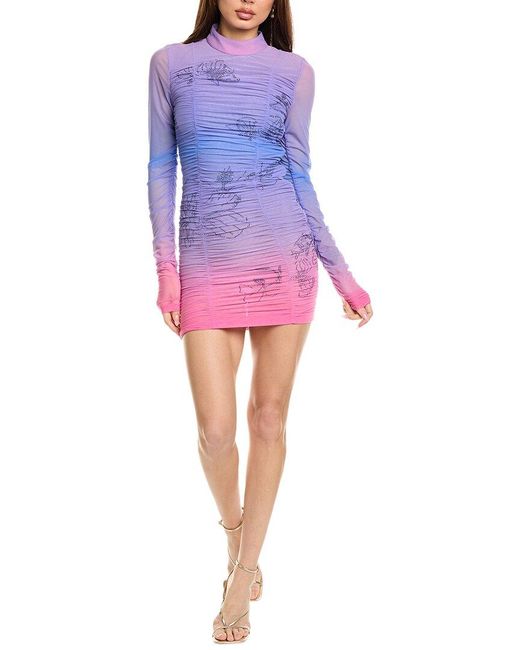 Rococo Sand Purple Blake Mini Dress
