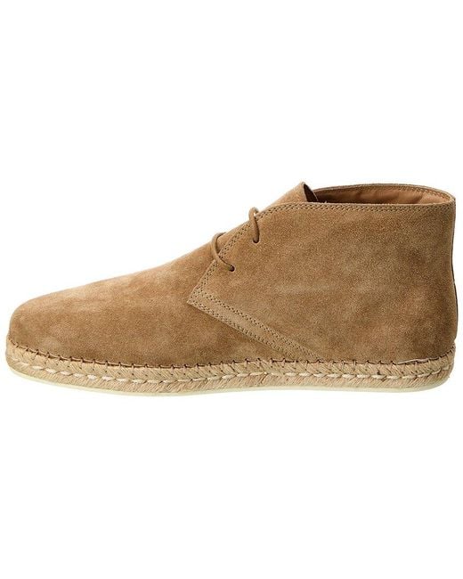 Tod's Natural Tods Suede Boot for men