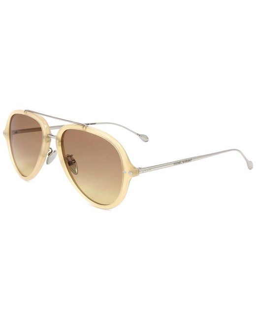 Isabel Marant White Im0038 57mm Sunglasses