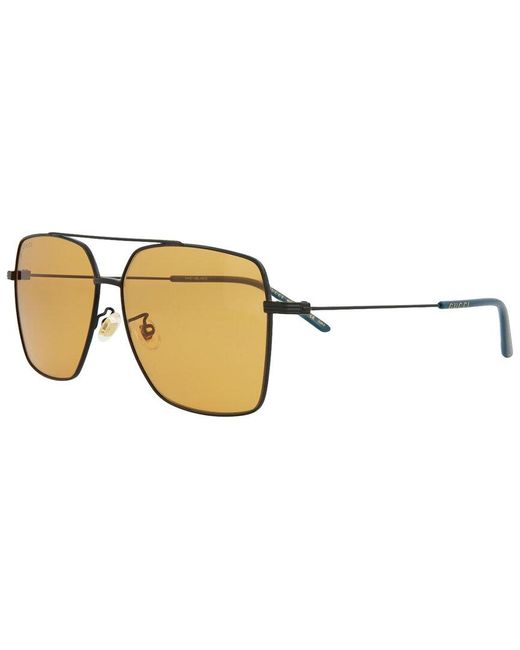 Gucci White 61mm Sunglasses for men