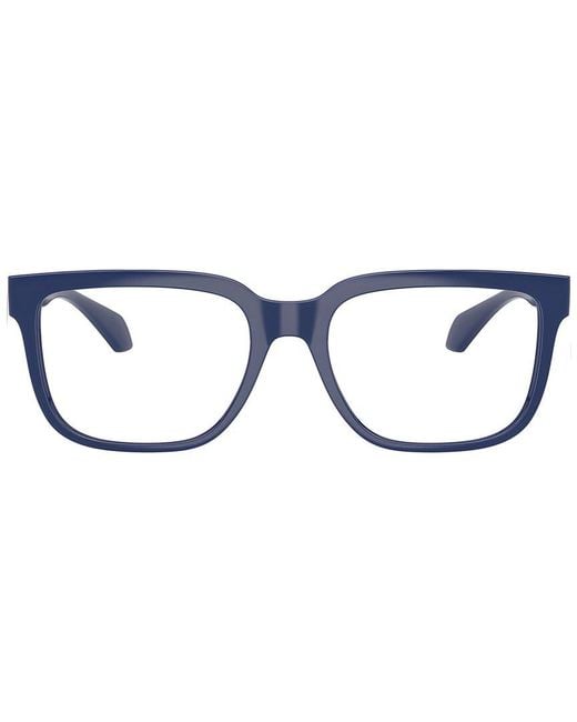 Versace Blue 55Mm Optical Frames for men