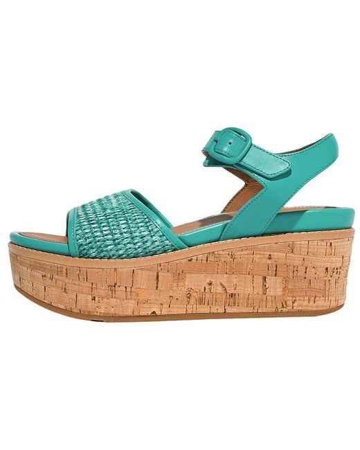 Fitflop Blue Eloise Leather Sandal