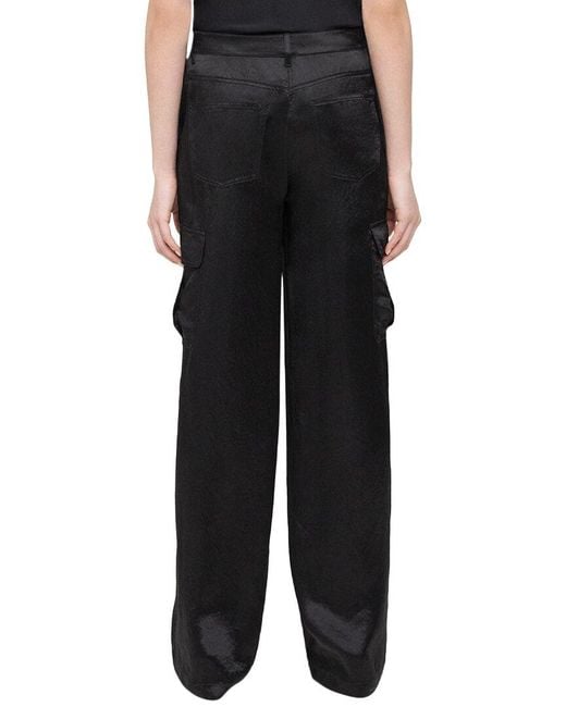 Theory Black Cargo Pant