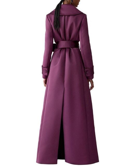 Carolina Herrera Purple Coat