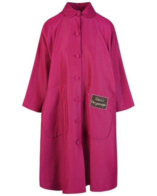 Gucci Pink Overcoat