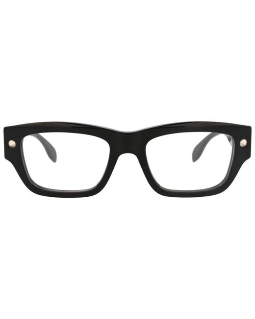 McQueen Black 52Mm Optical Frames