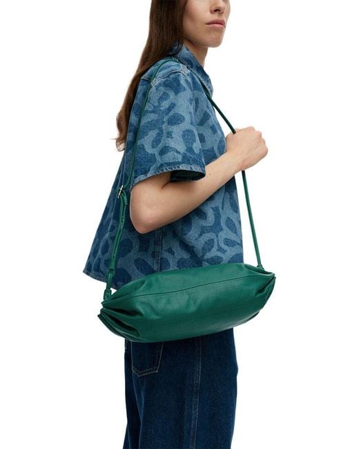 Marimekko Green Marimekko Karla Leather Satchel
