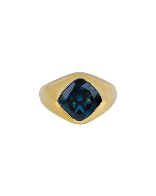 TIRAMISU Blue Over 5.62 Ct. Tw. London Topaz Ring