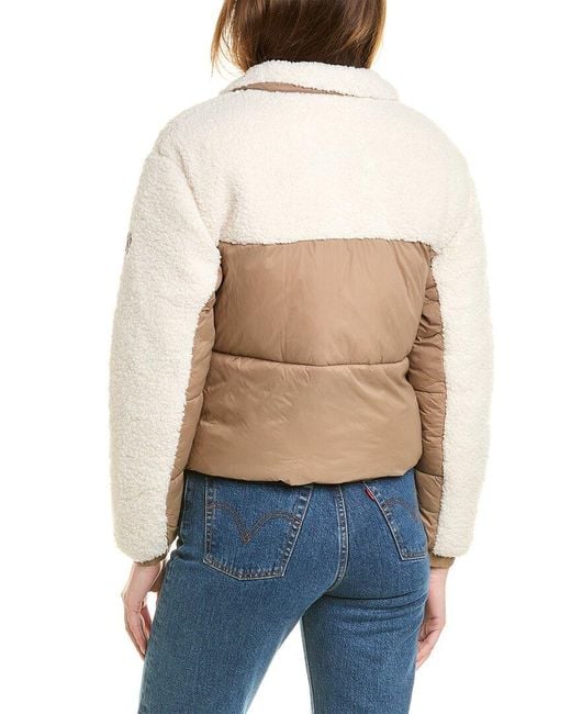 Hurley Natural Chelsea Cropped Quilted Jacket