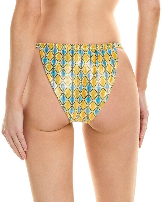 WeWoreWhat Multicolor Adjustable Ruched Bottom